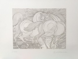 Guillaume Azoulay &quot;Tryst&quot; Sold Out!! Limited Edition Etching On Paper H/S Coa - £720.22 GBP