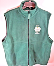 Sierra Pacific Vest Size Large Green Pockets Senior Tennis Champs Logo - £13.06 GBP