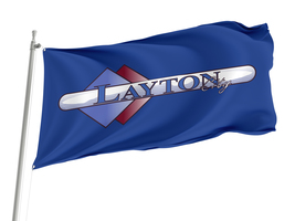 Layton, Utah Flag,Size -3x5Ft / 90x150cm, Garden flags - $29.80