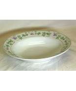 Garden Ivy Gibson Large Rim Soup Bowl Purple Grapes with Vines - $364.18 MXN