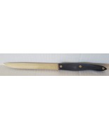 Vintage Cutco #1729 Serrated  Contoured Brown Handle Carving Knife Made ... - €31,26 EUR