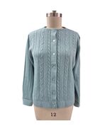 VTG American Sweetheart Haband Mint Green Acrylic Button Sweater Womens ... - $9,940,208.91 MXN