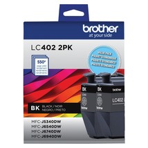 Brother Genuine LC402BK Standard Yield Black Ink Cartridge - $33.03+