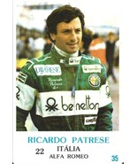 ⭕VTG Formula 1 RICARDO PATRESE pocket calendar 1986 F1 pilot - €8,65 EUR