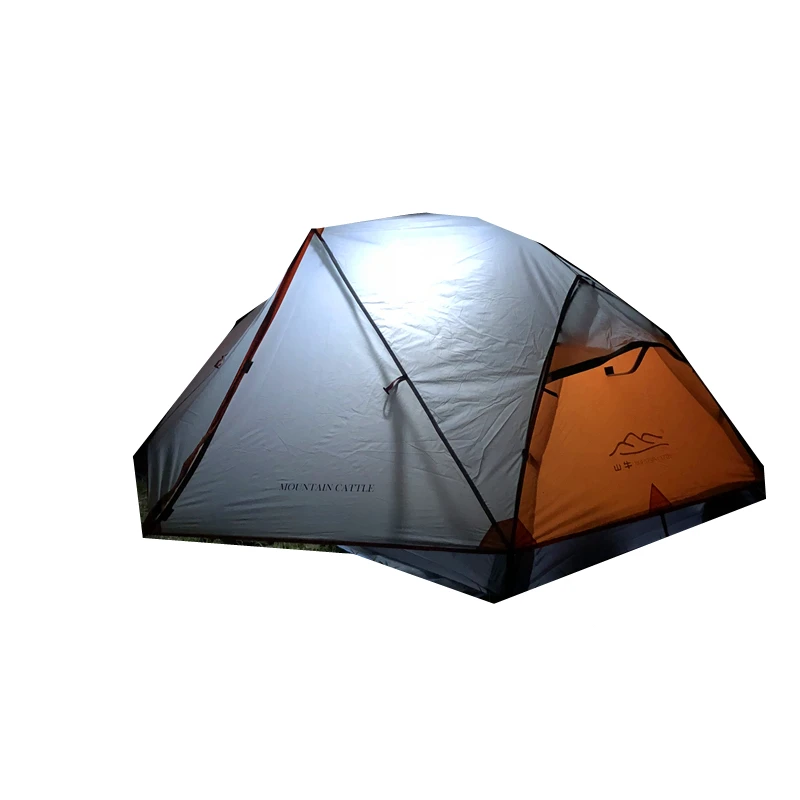 Mountaincattle 2 Person Backpacking Tent Ultralight Outdoor Ventilation - £113.10 GBP
