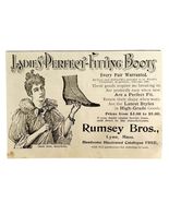 Rumsey Bros Ladies Boots 1894 Advertisement Victorian Footwear 6 ADBN1yy - $14.01 CAD