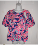 NWT LILLY PULITZER MULTI FLITTING ABOUT RHETT TOP XXL - $82.27 CAD