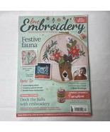 LOVE EMBROIDERY MAGAZINE ISSUE 20 2021 Christmas Festive fauna Like new - £7.43 GBP