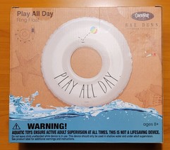 Rae Dunn Summer Collection Pool Ring Float Play All Day New in Box Sealed 32” - £14.99 GBP