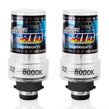 [Pack of 2] 2PCS D2C/D2S HID Xenon Light Bulbs 35W 8000K 3500LM Headlight Rep... - £32.15 GBP