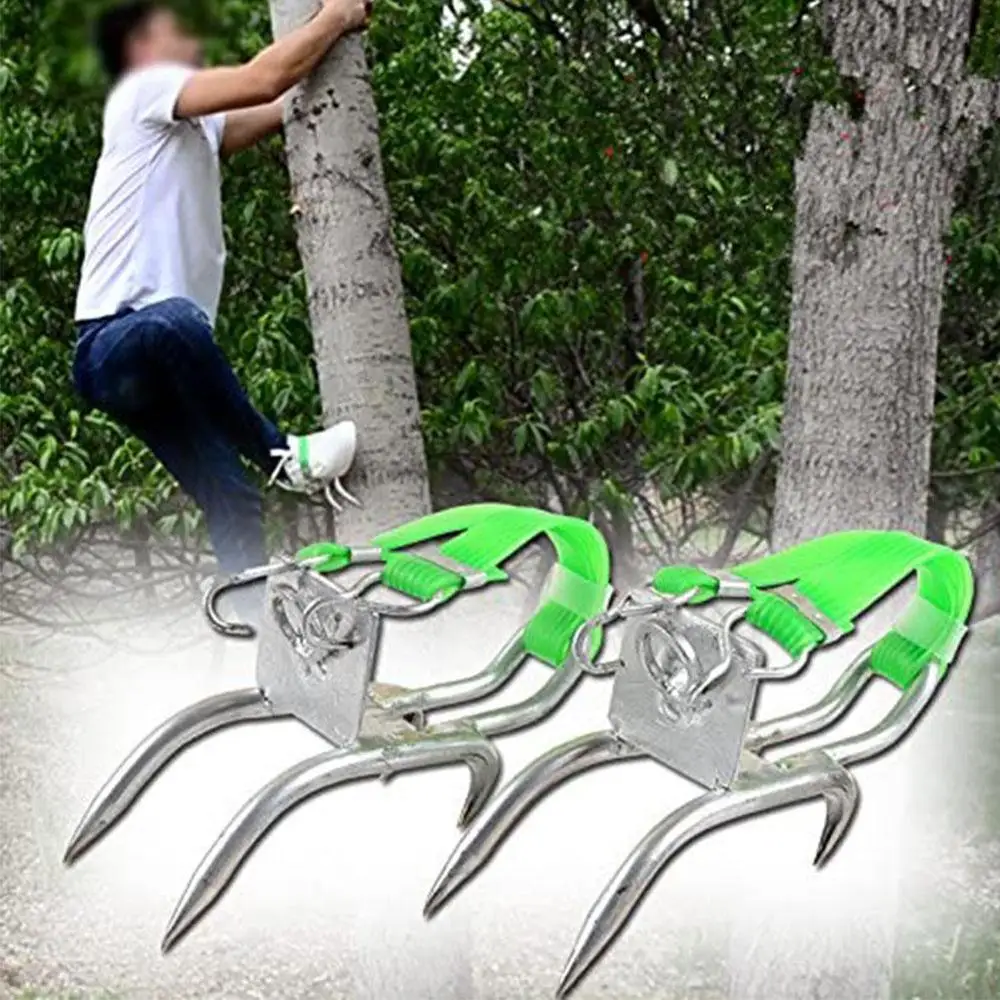 Tree Climbing Tool Pole Climbing Spikes For Hunting Observation Picking ... - £21.57 GBP