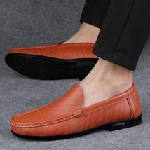  Men&#39;s Shoes Casual Leather Loafers  Italian Shoes Men  Moccasins Designer Male  - £55.38 GBP