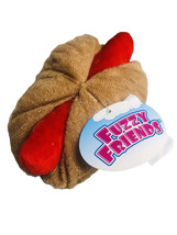 Fuzzy Friends Plush Hot Dog Stuffed 7 Inch. - £9.94 GBP