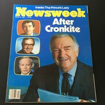 VTG Newsweek Magazine March 9 1981 - Walter Cronkite / The Prince&#39;s Lady - £18.61 GBP