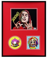 Tekashi 6ix9ine Signed Framed 16x20 Photo &amp; Gooba CD Display BAS Beckett - £195.99 GBP