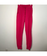 Frankies Bikinis Aiden Sweatpant XL Pink Drawstring Elastic Waist Joggers Casual - $27.59
