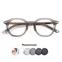 Luxury Vintage Acetate Reading Glasses Transition Photochromic Unisex Medium - £27.49 GBP