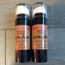 SET OF 2-Revlon Photo Ready Insta-Filter Foundation, 410 CAPPUCCINO New, Sealed - £11.89 GBP