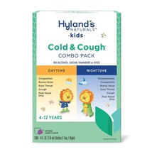 Hyland&#39;s Kids Cold and Cough, Day and Night Combo Pack Grape, Cold Medic... - $23.16 CAD
