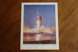 Vintage NASA 11x14 Photo/Print 69-HC-759 Launch Of Apollo 11 1969 Kenned... - $12.00