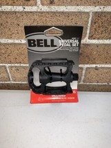 Bell Kicks 350 Universal Bike Pedal Set Fits 1/2&quot;- 9/16&quot; Black - £6.42 GBP