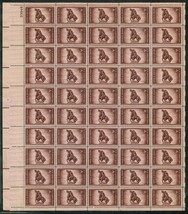 Rough Riders Sheet of Fifty 3 Cent Postage Stamps Scott 973 - £10.16 GBP