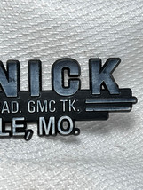 Vtg Tom Nick Boonville , MO. Dealer Car Auto Vehicle Plastic Emblem Miss... - £23.85 GBP