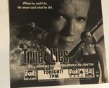 True Lies Tv Guide Print Ad Arnold Schwarzenegger TPA9 - £4.72 GBP
