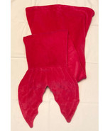 Pink fleece mermaid tail wearable blanket step-in One Size women&#39;s or gi... - $151.16 MXN