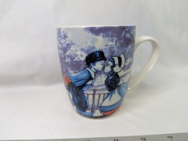 Heinen Delts Blauw Kissing Couple Coffee Tea Mug Cup - $12.95