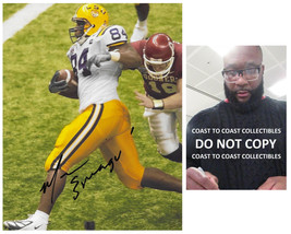 Marcus Spears signed LSU Tigers football 8x10 photo COA proof autographed - £51.43 GBP