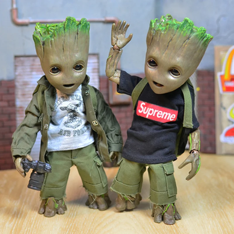 Life Size 1:1 Tree Man 21cm Groot Action Figure Galaxy Guardians Avengers - £40.81 GBP+