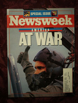 NEWSWEEK January 28 1991 America At Wart Persian Gulf War Iraq Kuwait - £6.88 GBP