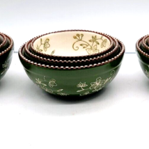 Temptations Temp-tations by Tara Green Floral Lace Small Prep Bowls 3 in... - €12,11 EUR