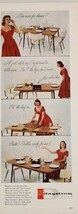 1950&#39;s? Print Ad Daystrom Table &amp; Chair Sets Modern Style Olean,New York - £15.40 GBP