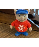 Bernard Disney The Rescuers Mouse Flocked Figurine with Snowflake Tee Shirt - $6.73 CAD