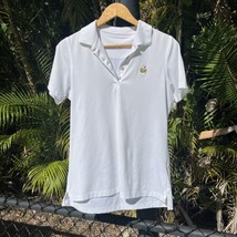 Magnolia Lane Tech Masters Performance White Golf Polo Shirt Women&#39;s Size M - $29.69