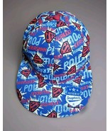 Superman Snap Back Cap Flat Brim Bill Hat Cap OSFM DC Comics Snap Back i... - €10,63 EUR