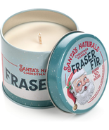 Fraser Fir Christmas Candle (9Oz)   Burns 30+ Hours| Soy and Beeswax Ble... - $400.95 MXN