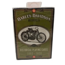 VTG NIP  Harley Davidson Motorcycles Historical Playing Cards 1997 Sealed - £27.49 GBP