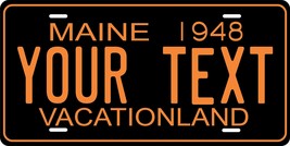 Maine 1948 Personalized Tag Vehicle Car Auto License Plate - $16.75