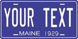 Maine 1929 Personalized Tag Vehicle Car Auto License Plate - £13.34 GBP