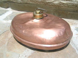 Antique Copper Fireplace Bed Foot Warmer Germany bz - £72.10 GBP