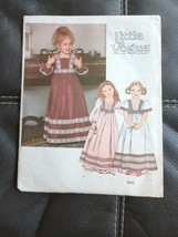 Little Vogue 1825 Pattern Dress Size 3 Child New Cut Complete High Waist Evening - £9.07 GBP
