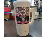 Vintage Las Vegas CIRCUS CIRCUS CASINO Purple Clown Souvenir Water Cup M... - £16.25 GBP