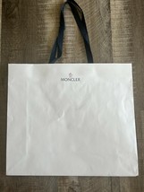 Moncler Empty Branded Large Shopping Bag W/fabric Handles 19” x 16.5” x 6” - £23.33 GBP