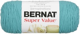 Bernat Super Value Solid Yarn Aqua. - $18.39