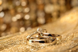 2ctw Diamond 14k White Gold Finish Trio Wedding Engagement Ring Set - £67.58 GBP