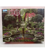 New - Fountain and Garden in Bloom Guild Jigsaw Puzzle 20x27 1000 Pc - $6.63