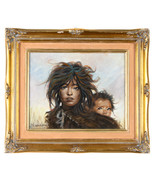 Sisters By Anthony Sidoni 2000 Signed Oil Painting 14&quot;x12&quot; - €4.456,69 EUR